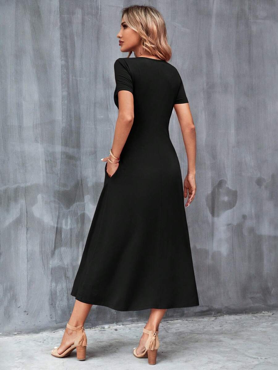 Vestido Sofia Casual Longo com Bolso Oculto