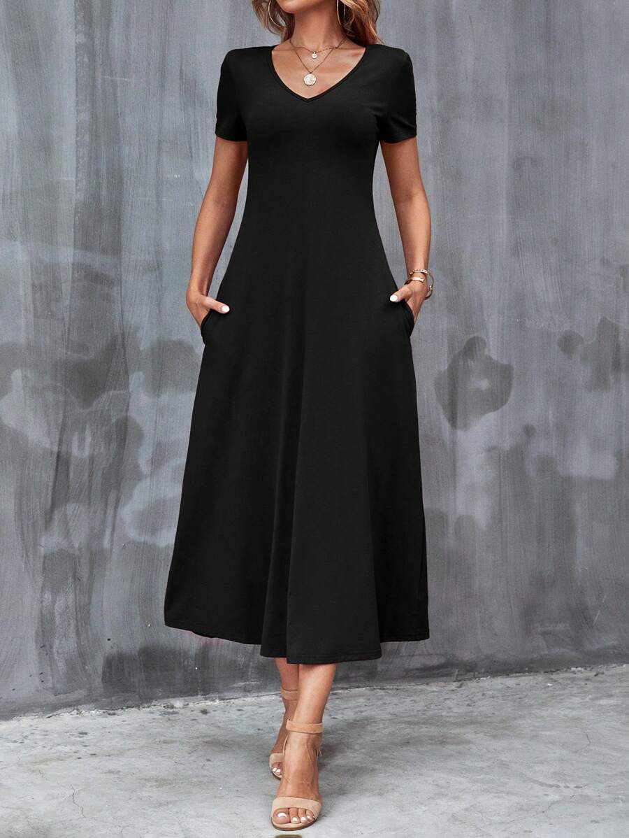 Vestido Sofia Casual Longo com Bolso Oculto