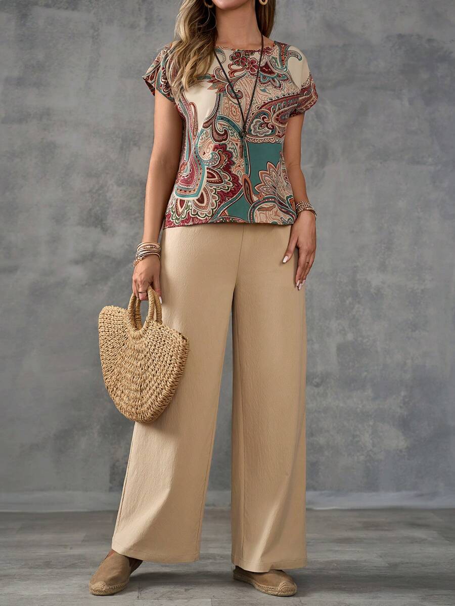 Conjunto Aurora Boho Verão Gráfico