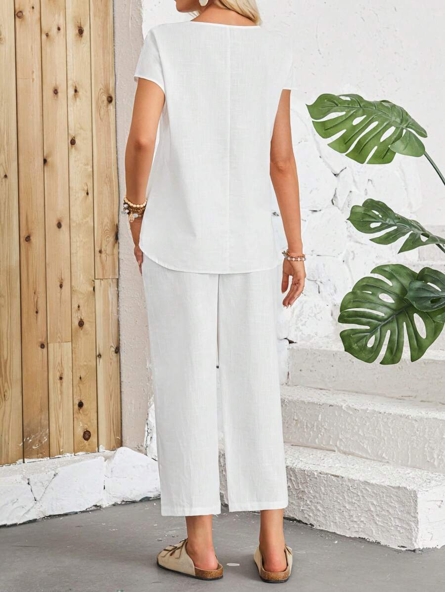 Conjunto Emery Rose Verão Casual Feminino