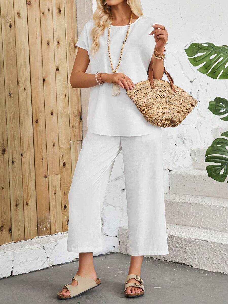 Conjunto Emery Rose Verão Casual Feminino