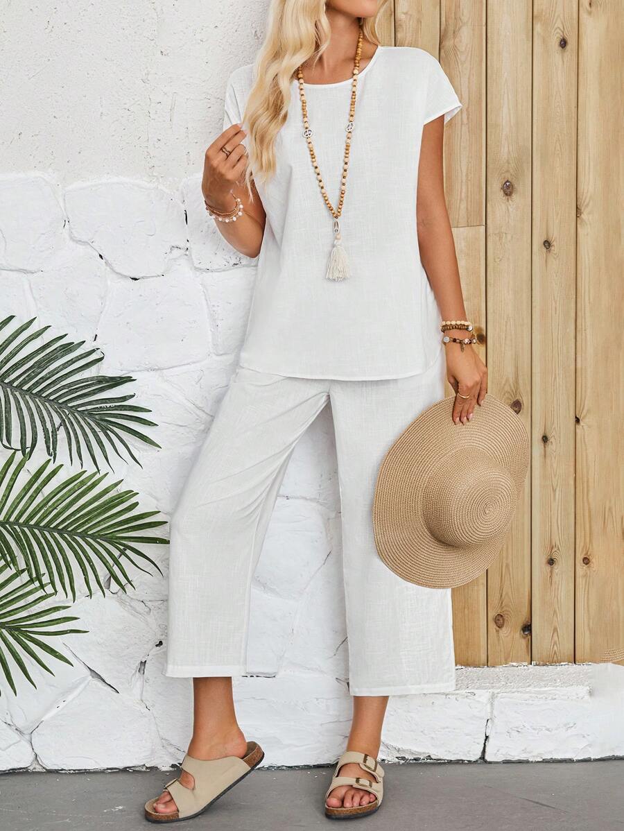 Conjunto Emery Rose Verão Casual Feminino