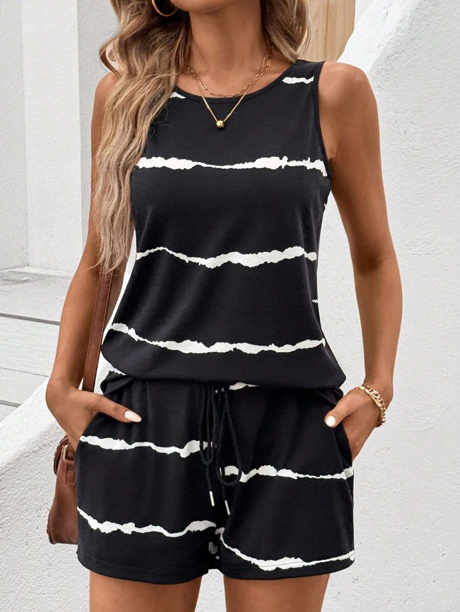 Conjunto Emery Rose Casual Top e Shorts