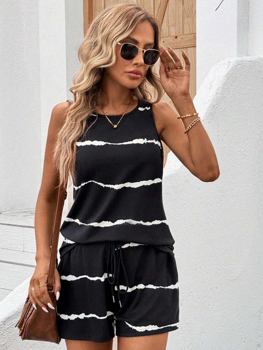 Conjunto Emery Rose Casual Top e Shorts