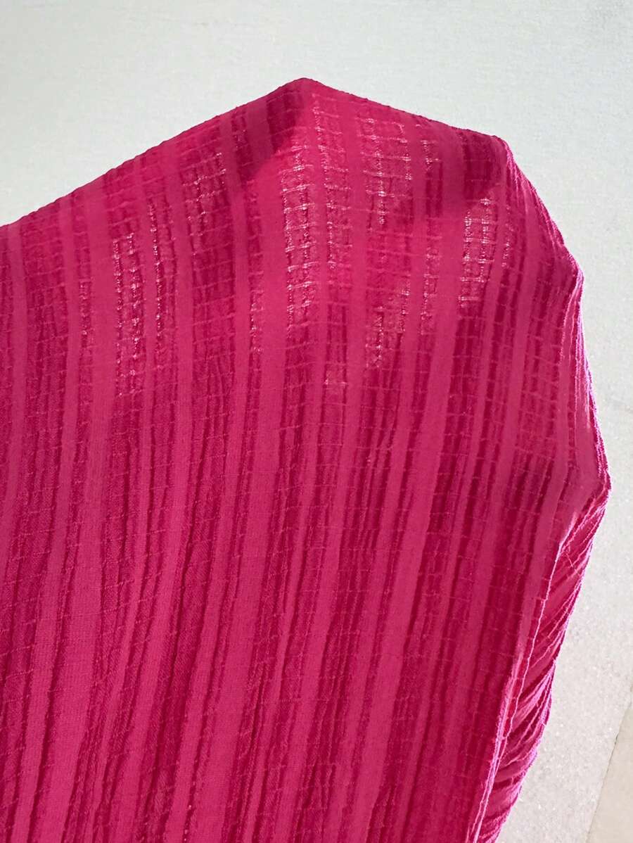 Macacão Breezaya Halter Seersucker Casual