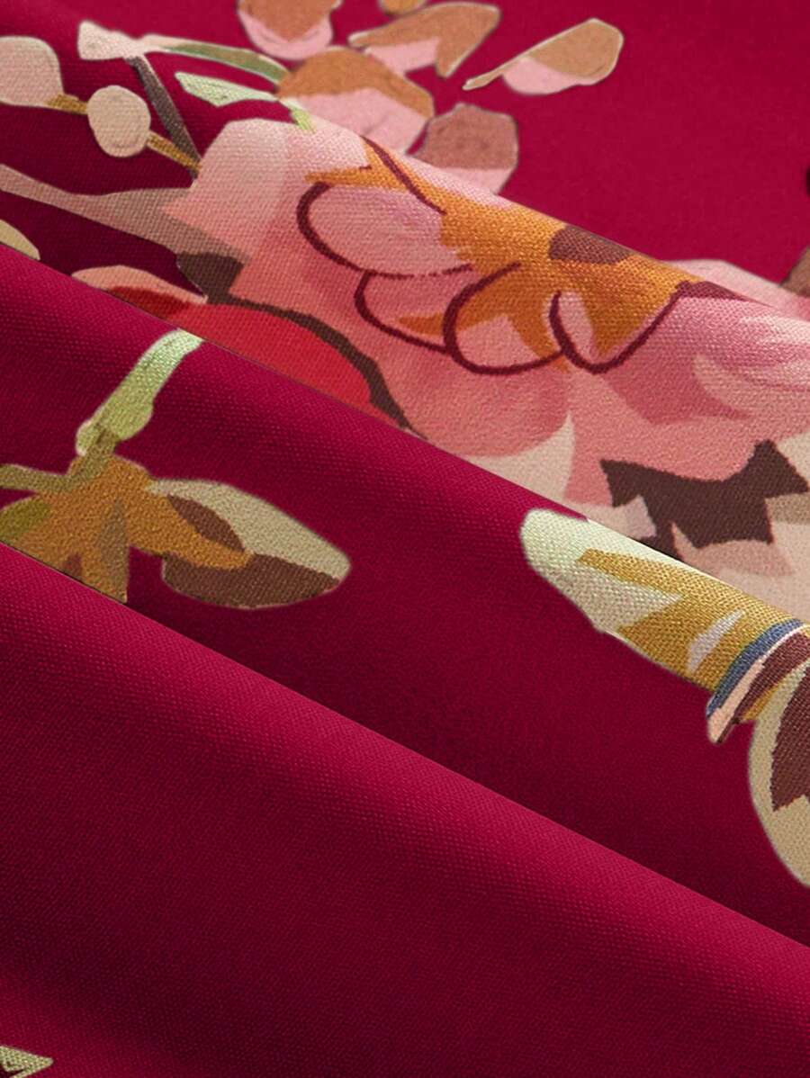 Vestido Aurora Boho Longo Floral Envolvente