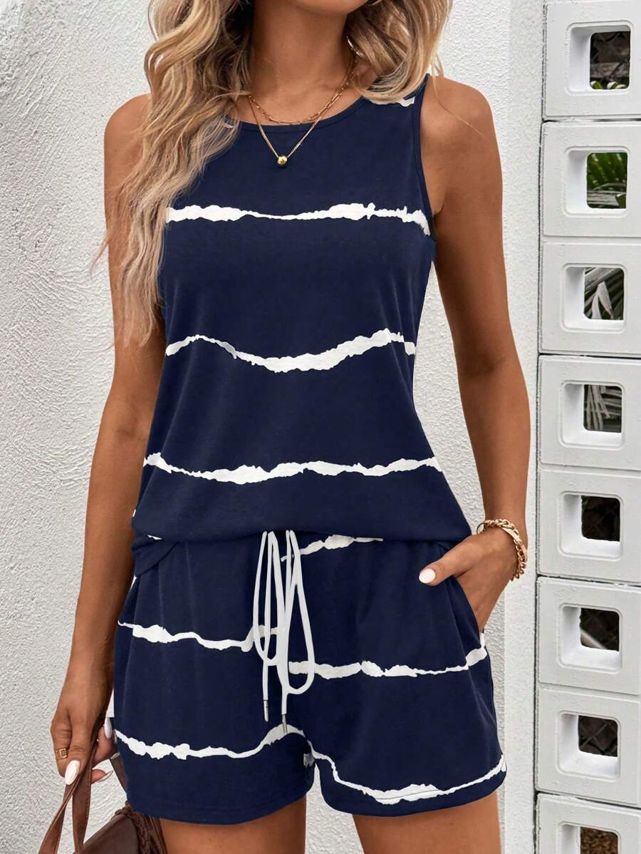 Conjunto Emery Rose Casual Top e Shorts