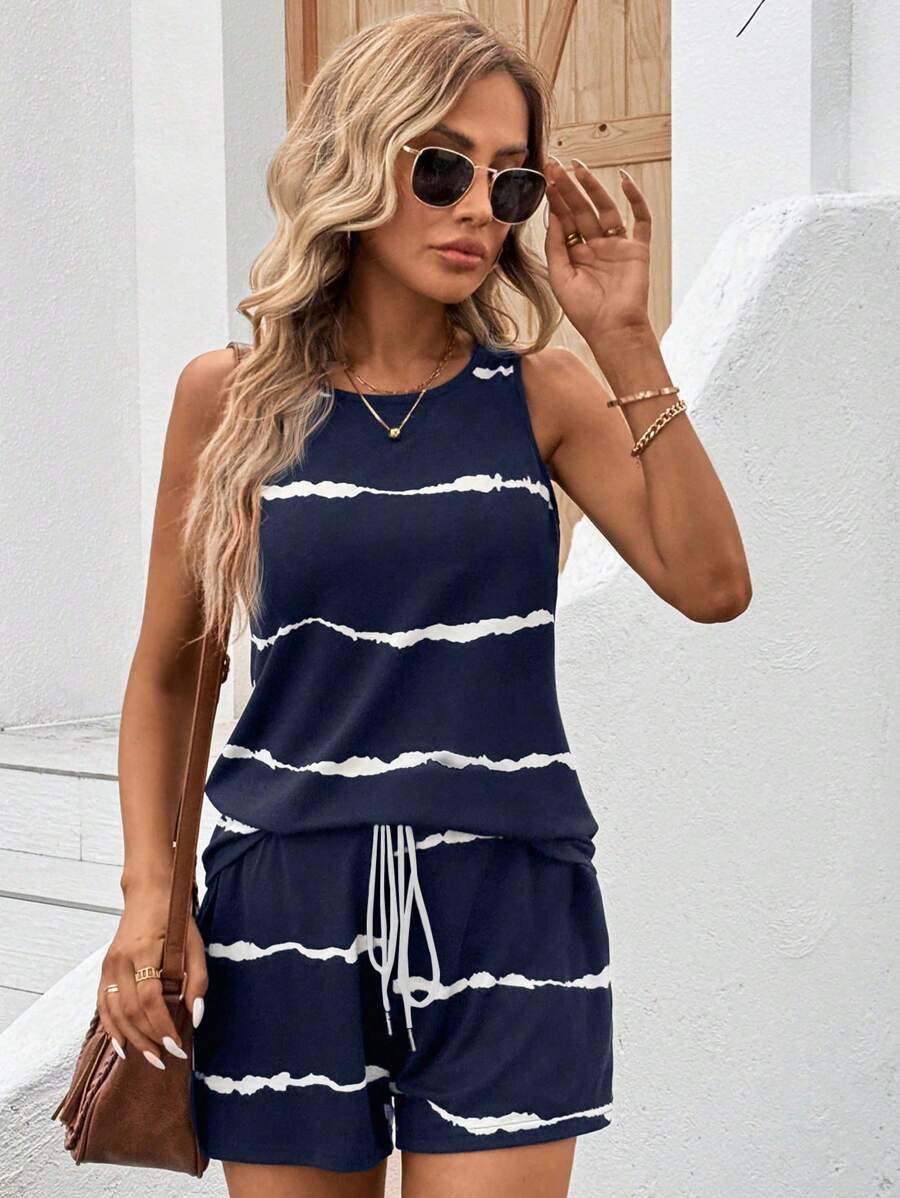 Conjunto Emery Rose Casual Top e Shorts