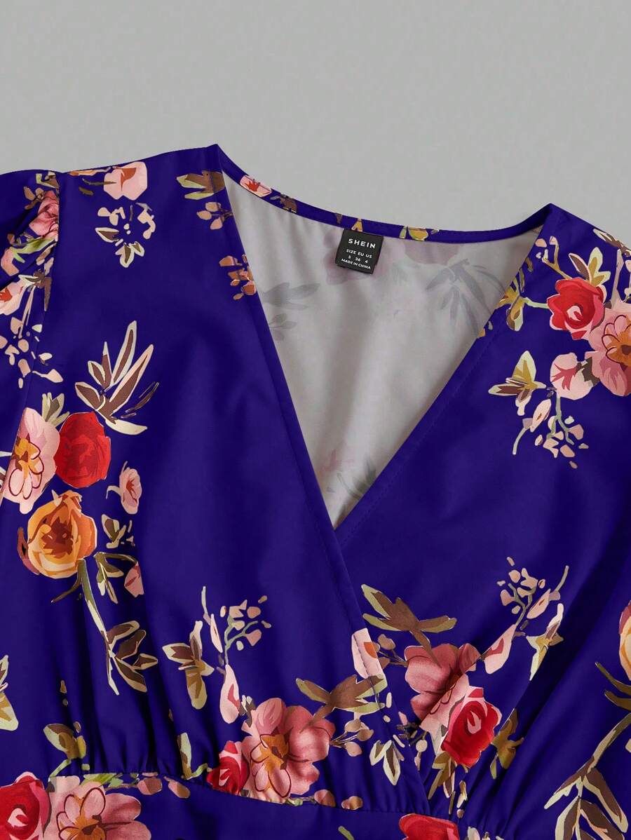 Vestido Aurora Boho Longo Floral Envolvente