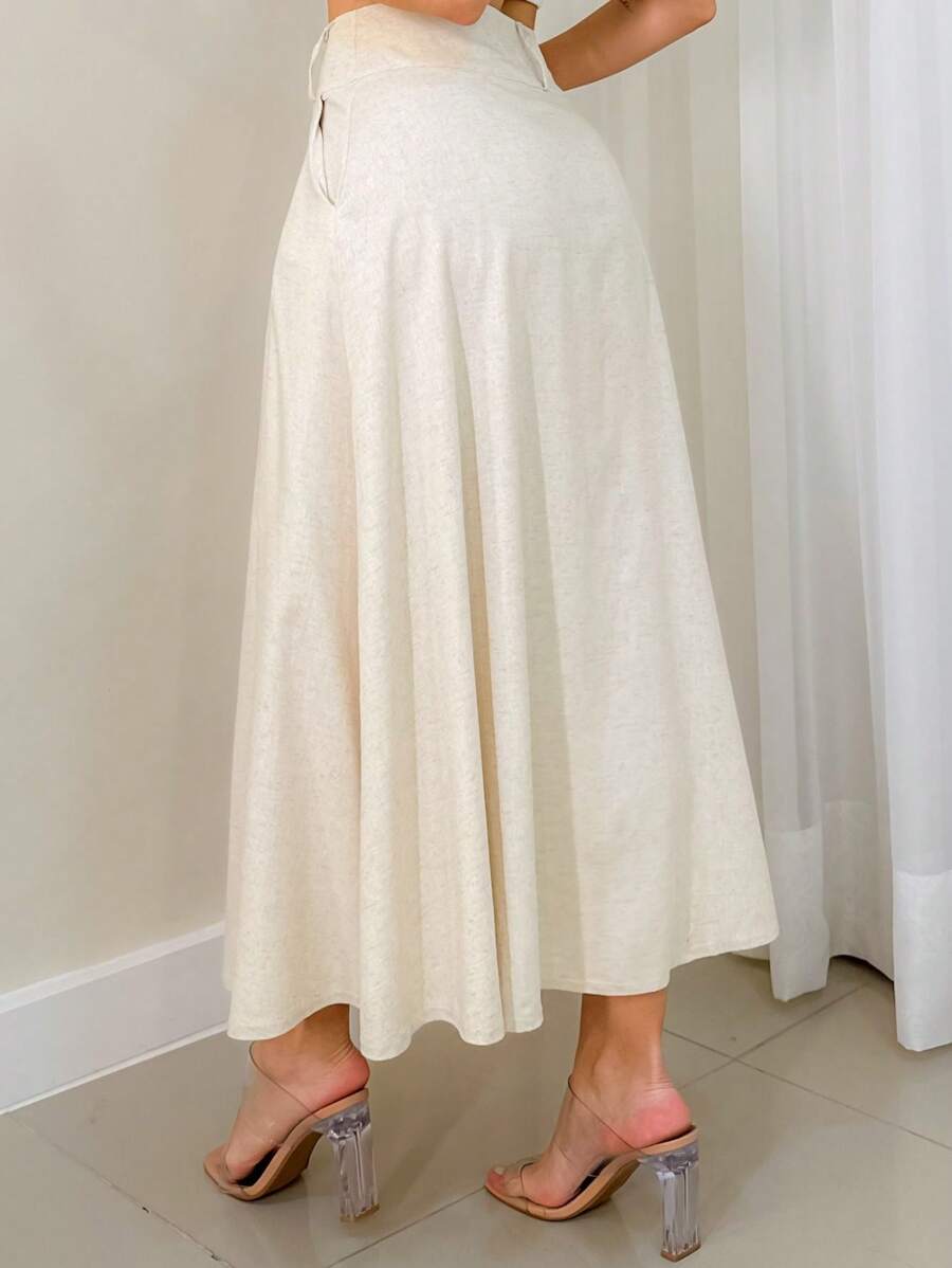 Saia Midi Emili Tricolino Elegante