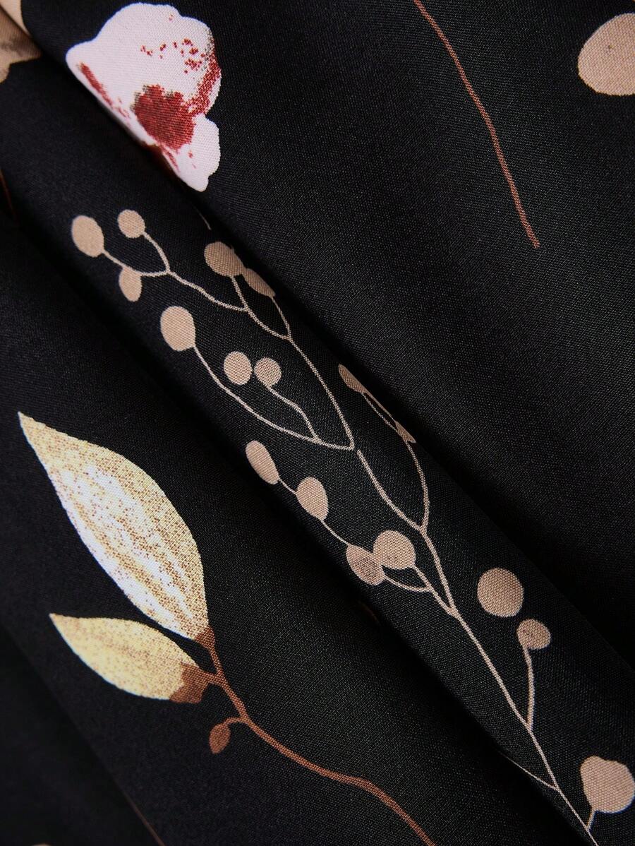 Vestido Aurora Boho Longo Floral Envolvente