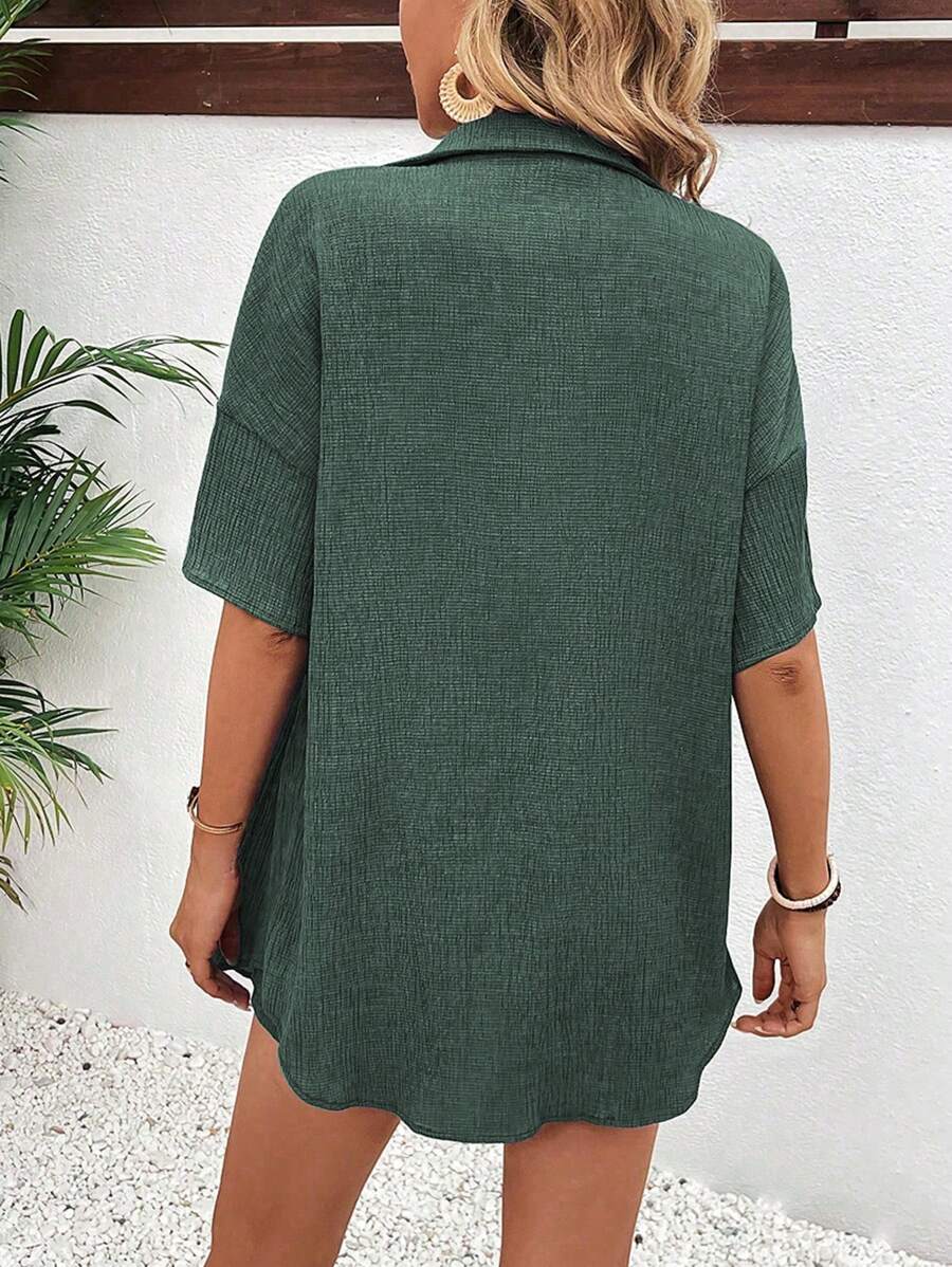 Conjunto Aurora Casual Cardigã e Shorts