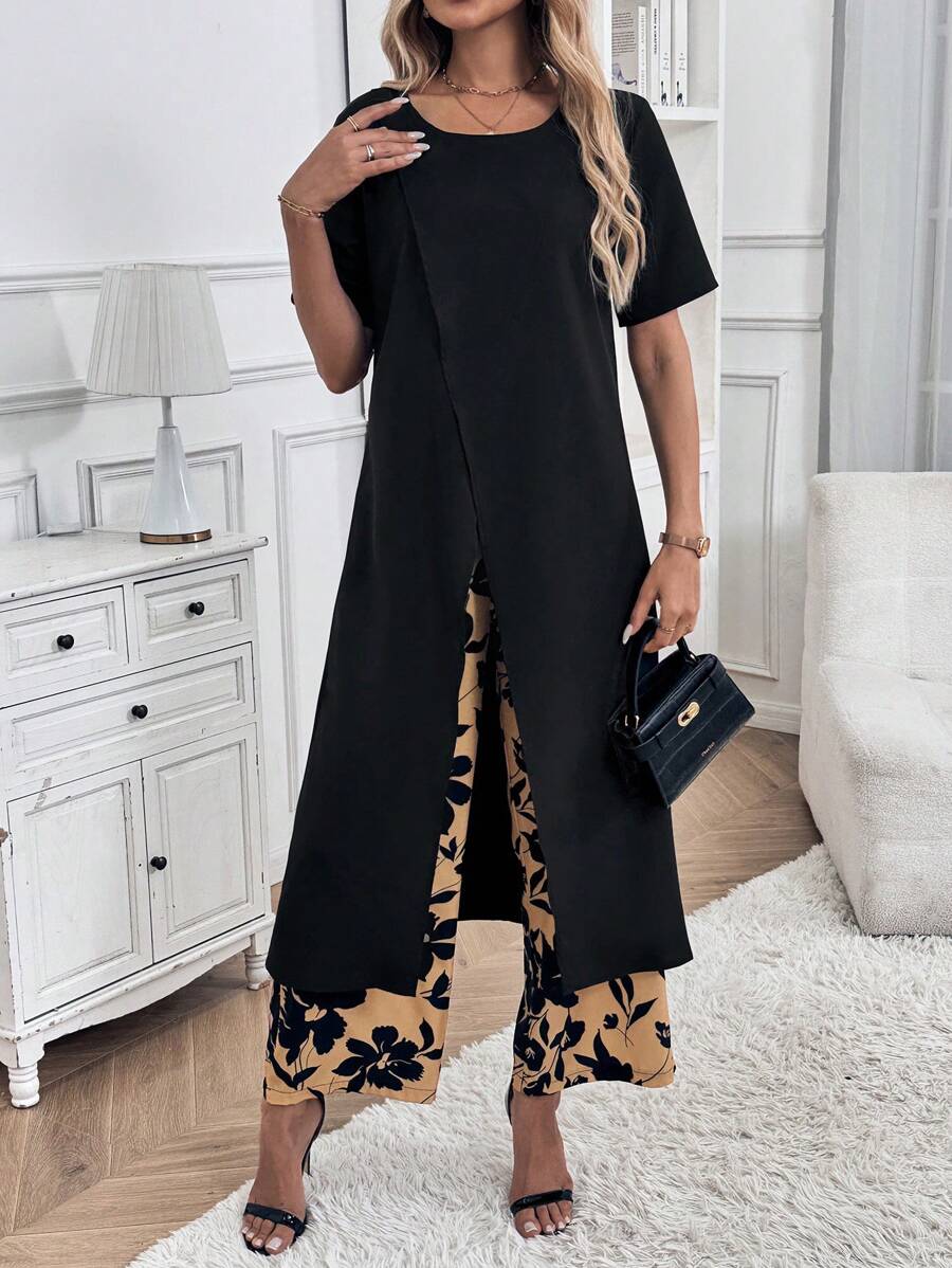 Conjunto Emery Rose Primavera Verão Casual Floral