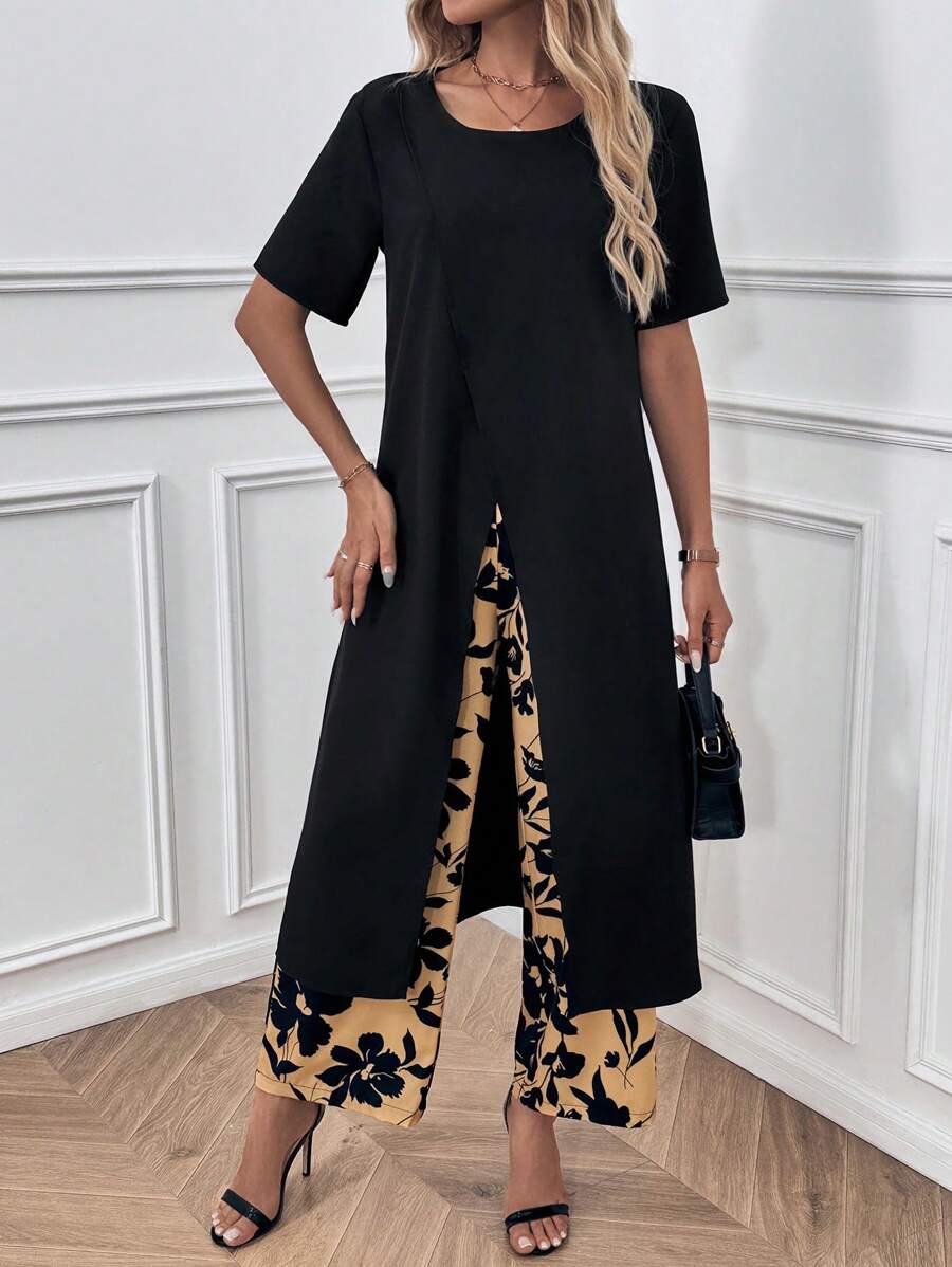 Conjunto Emery Rose Primavera Verão Casual Floral