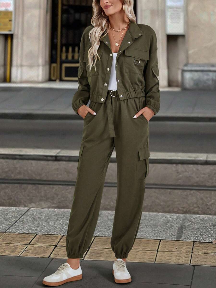 Conjunto Serena Manga Longa e Calça Solta