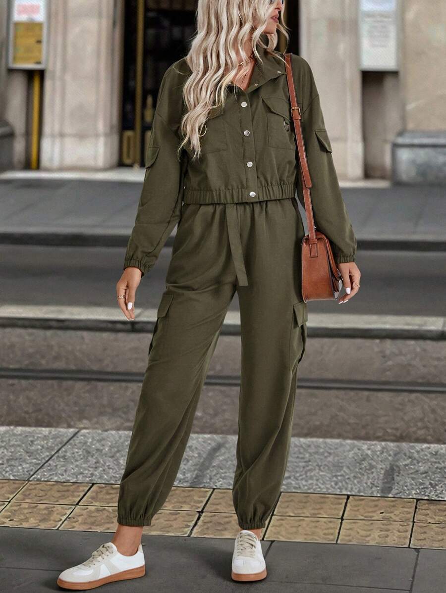 Conjunto Serena Manga Longa e Calça Solta