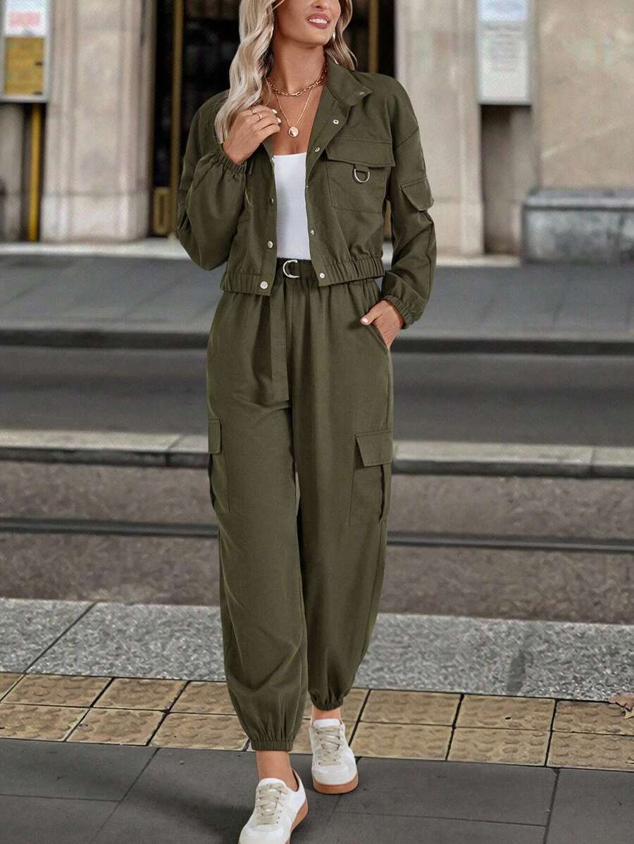 Conjunto Serena Manga Longa e Calça Solta