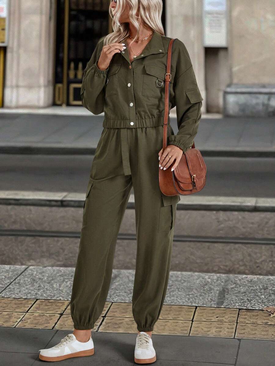 Conjunto Serena Manga Longa e Calça Solta