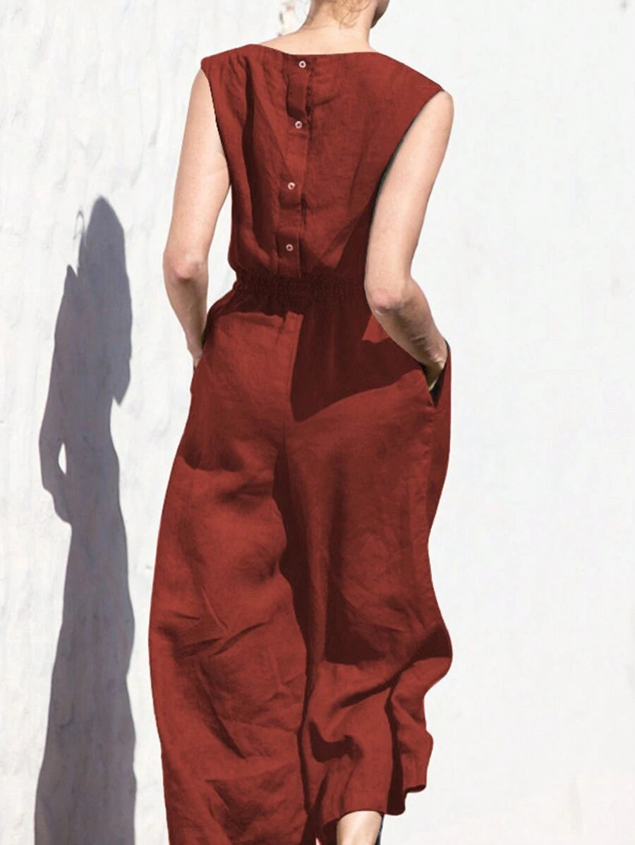 Macaquinho Inawly Casual Solto Verão