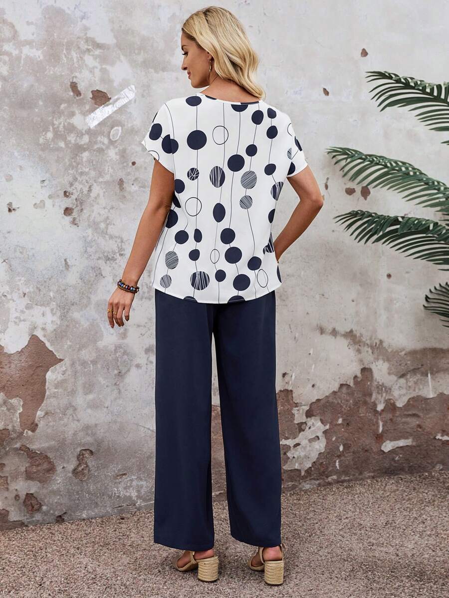 Conjunto Serena Casual Elegante Outono