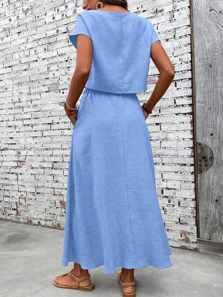 Conjunto Serena Top Curto e Saia Mini