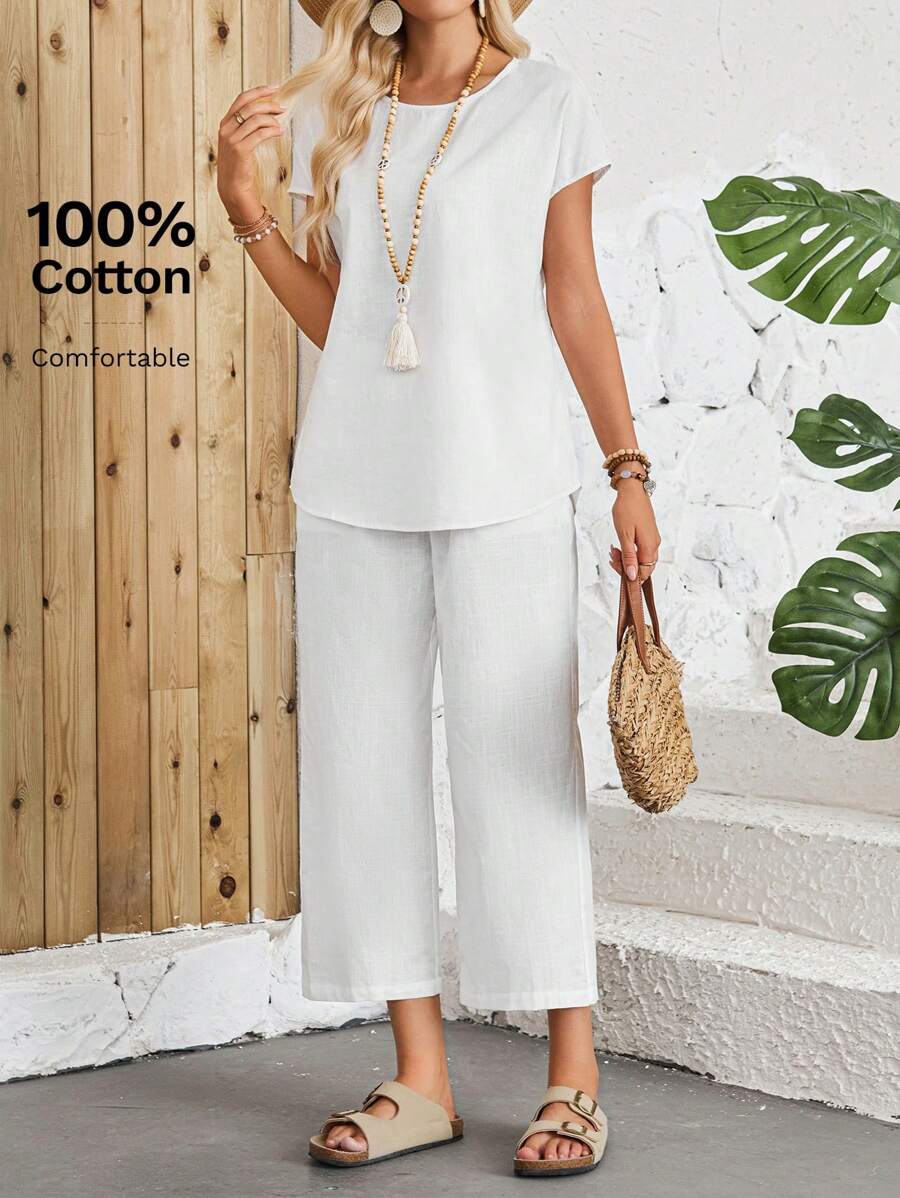 Conjunto Emery Rose Verão Casual Feminino