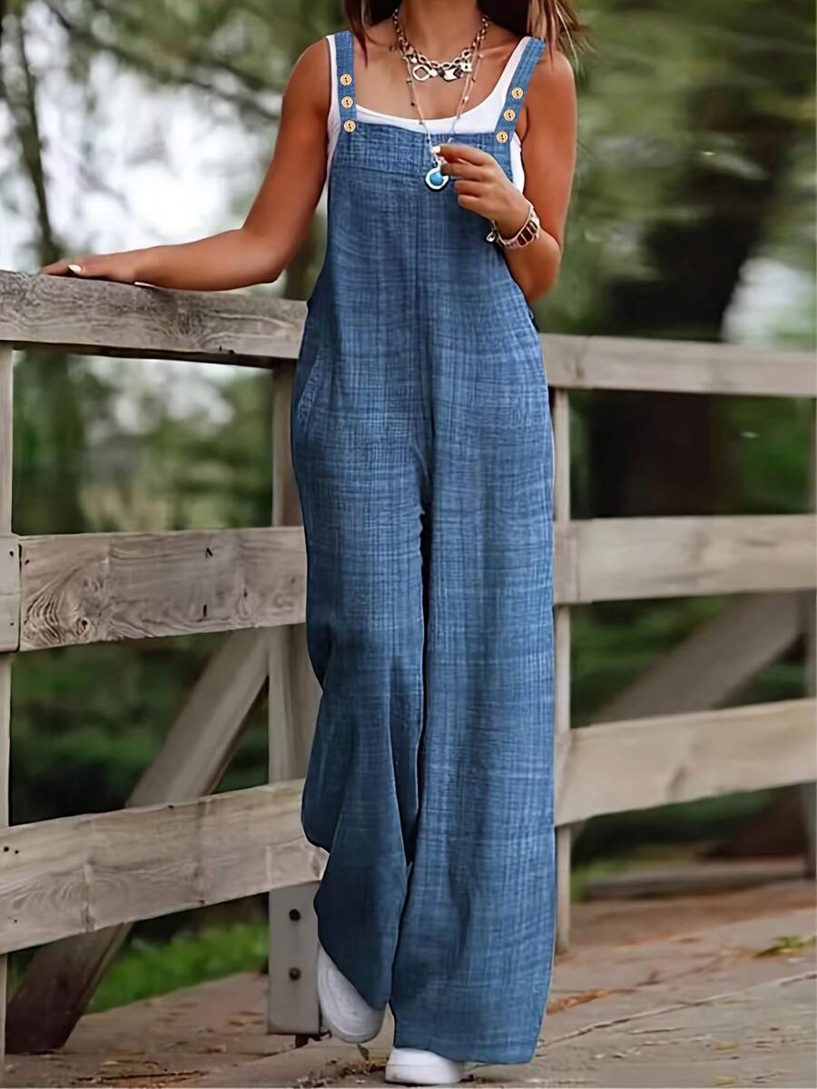 Macacão Aurora Casual Suspensório