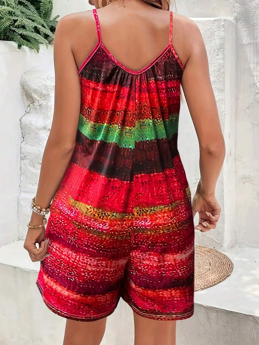 Macacão Luna Estampado Verão Casual