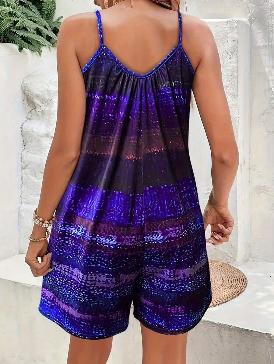 Macacão Luna Estampado Verão Casual