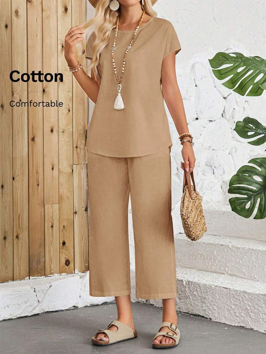 Conjunto Emery Rose Verão Casual Feminino