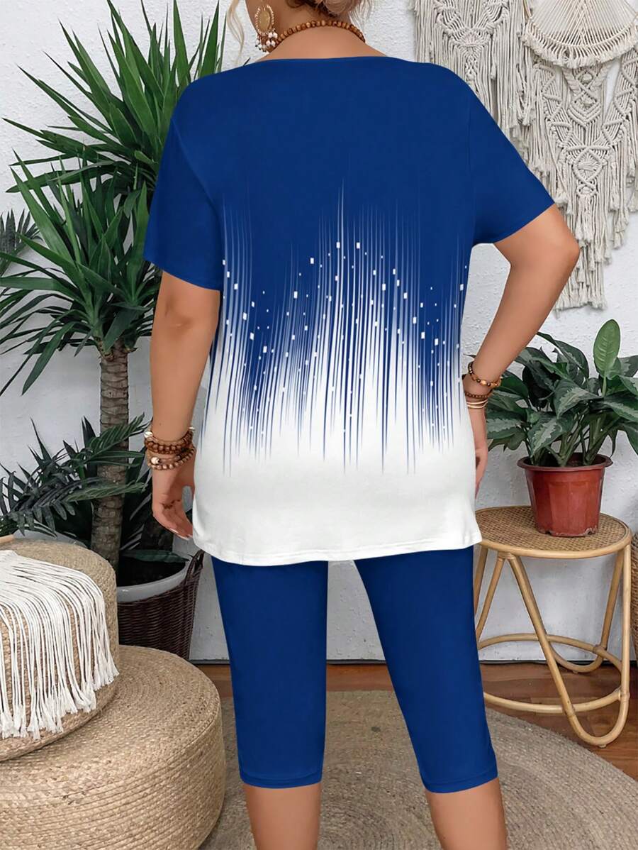 Conjunto Luna Casual Verão Camiseta e Legging