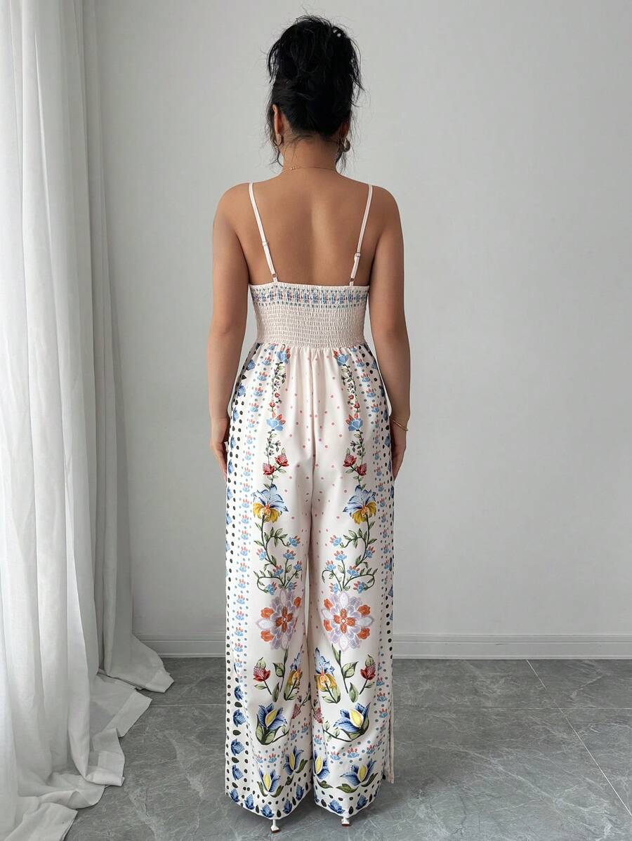 Macacão Breezaya Elegante Perna Larga Boho