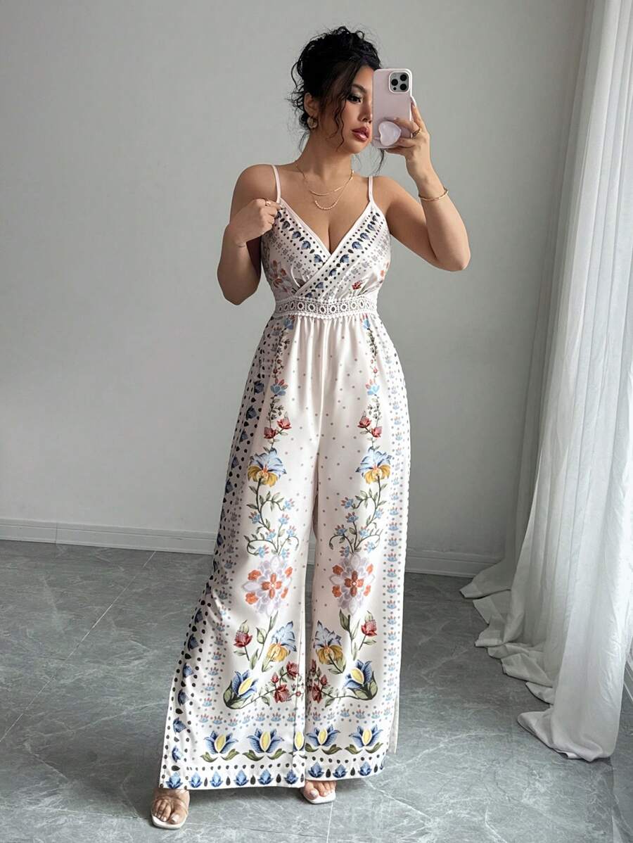 Macacão Breezaya Elegante Perna Larga Boho