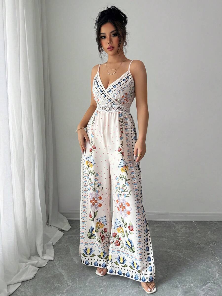 Macacão Breezaya Elegante Perna Larga Boho