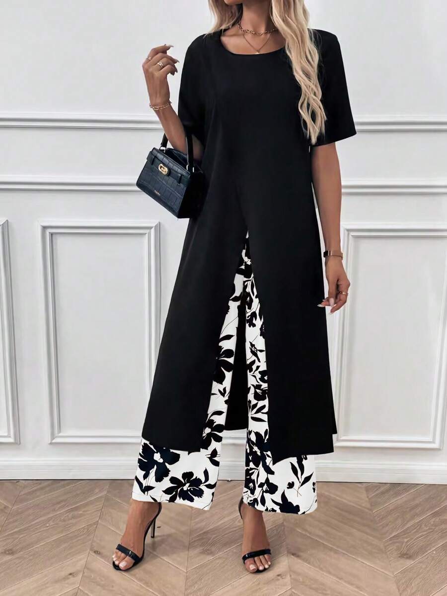 Conjunto Emery Rose Primavera Verão Casual Floral