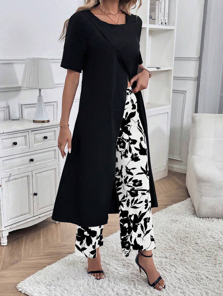 Conjunto Emery Rose Primavera Verão Casual Floral