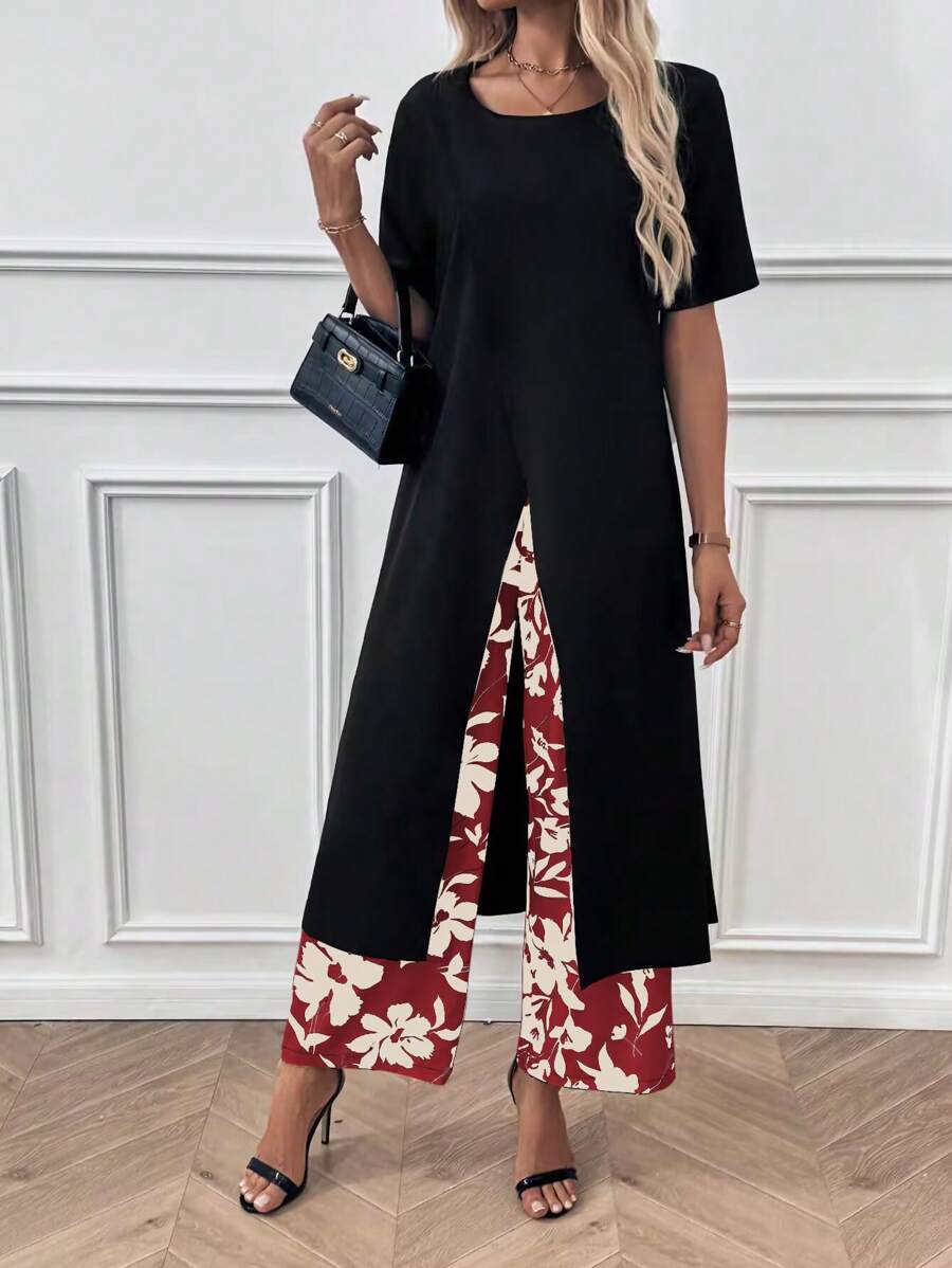 Conjunto Emery Rose Primavera Verão Casual Floral