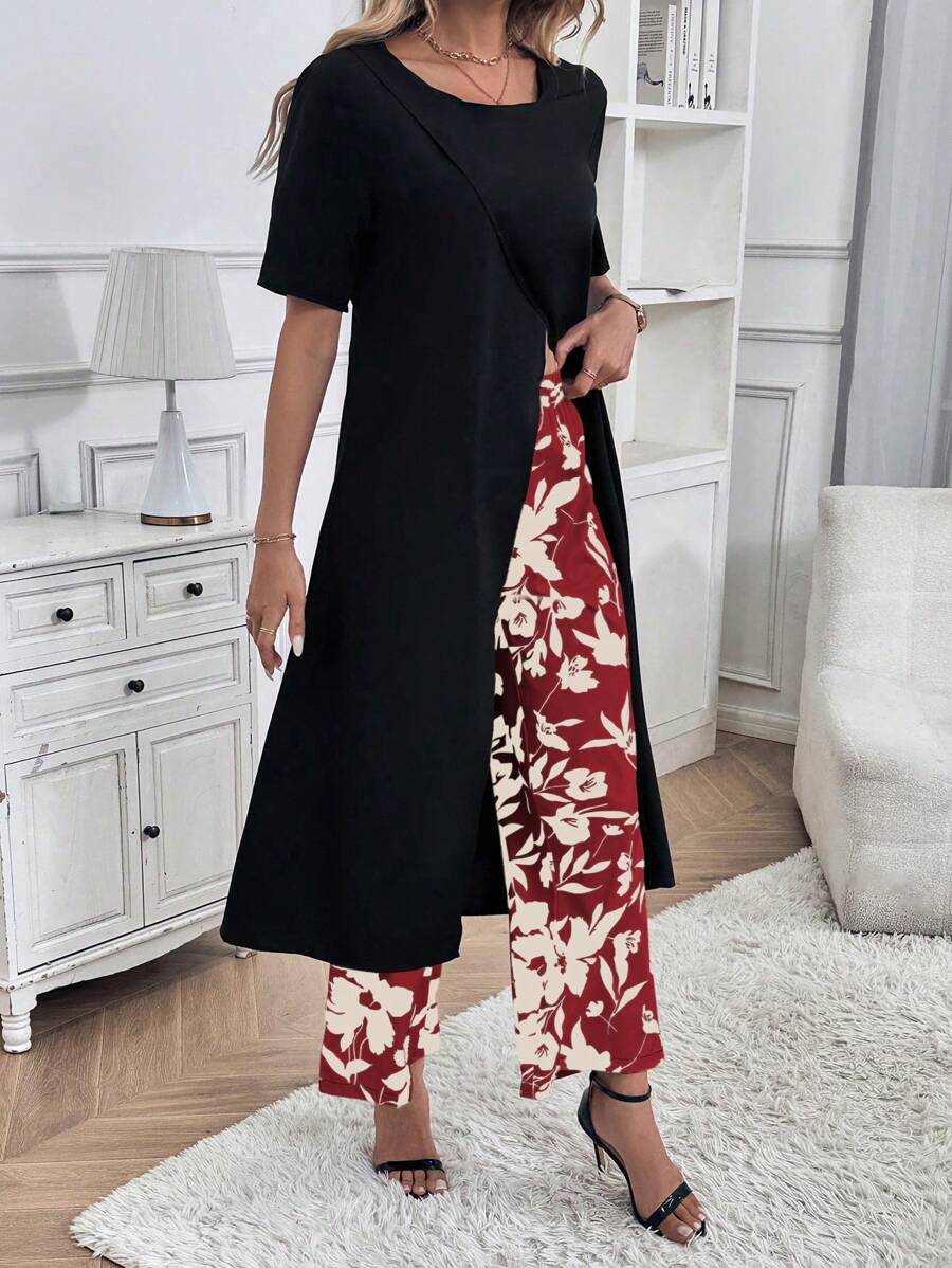 Conjunto Emery Rose Primavera Verão Casual Floral