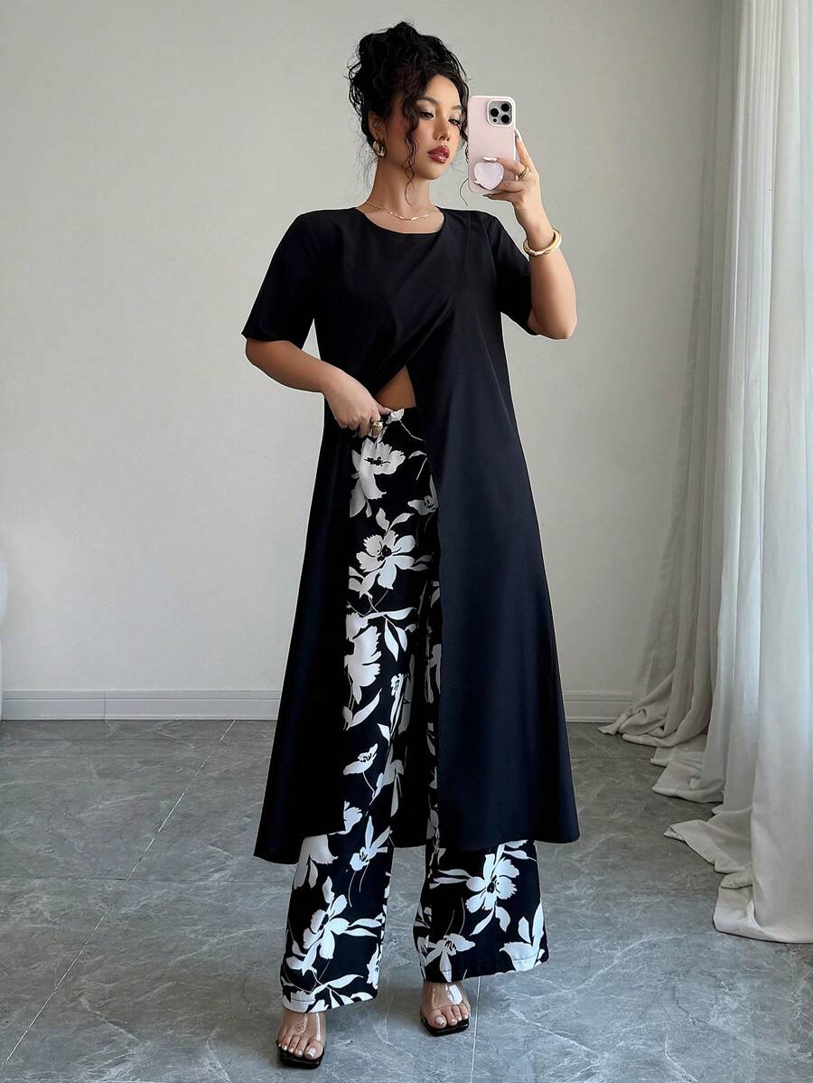 Conjunto Emery Rose Primavera Verão Casual Floral