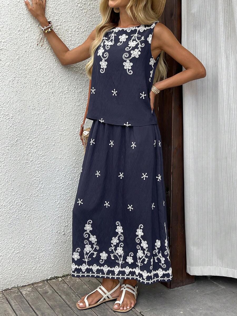 Conjunto Serena Regata e Saia Maxi Casual