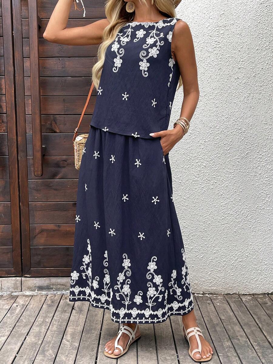 Conjunto Serena Regata e Saia Maxi Casual