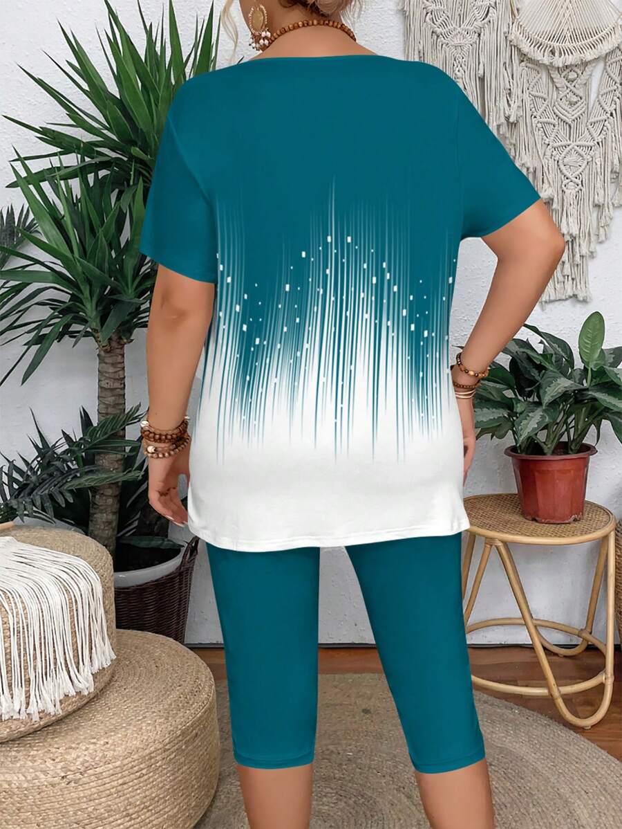 Conjunto Luna Casual Verão Camiseta e Legging