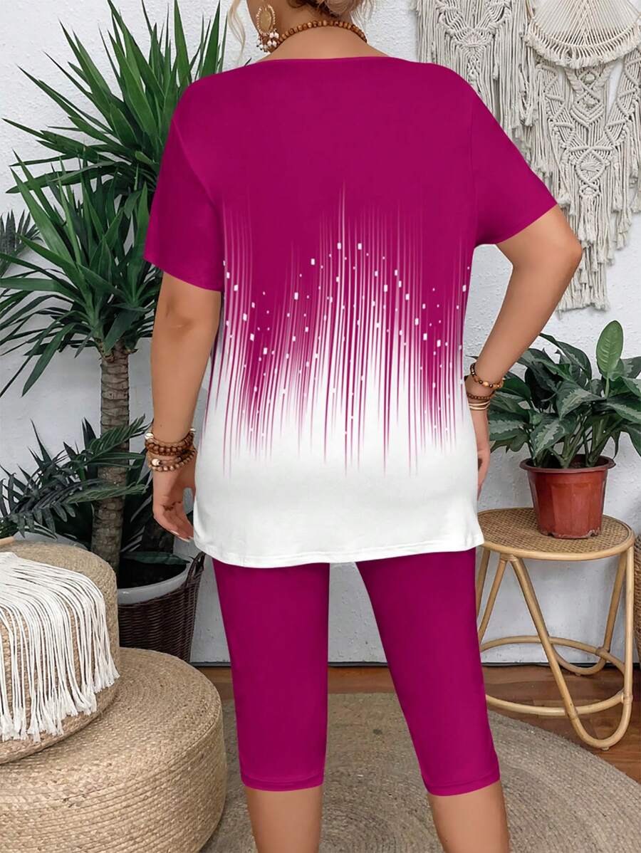 Conjunto Luna Casual Verão Camiseta e Legging