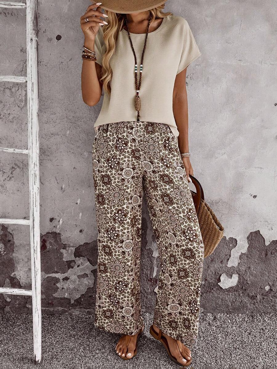 Conjunto Serena Casual Elegante Outono