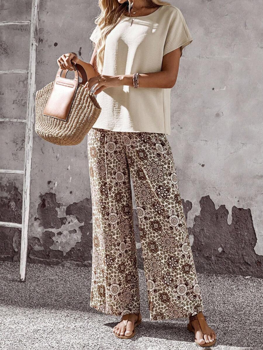 Conjunto Serena Casual Elegante Outono