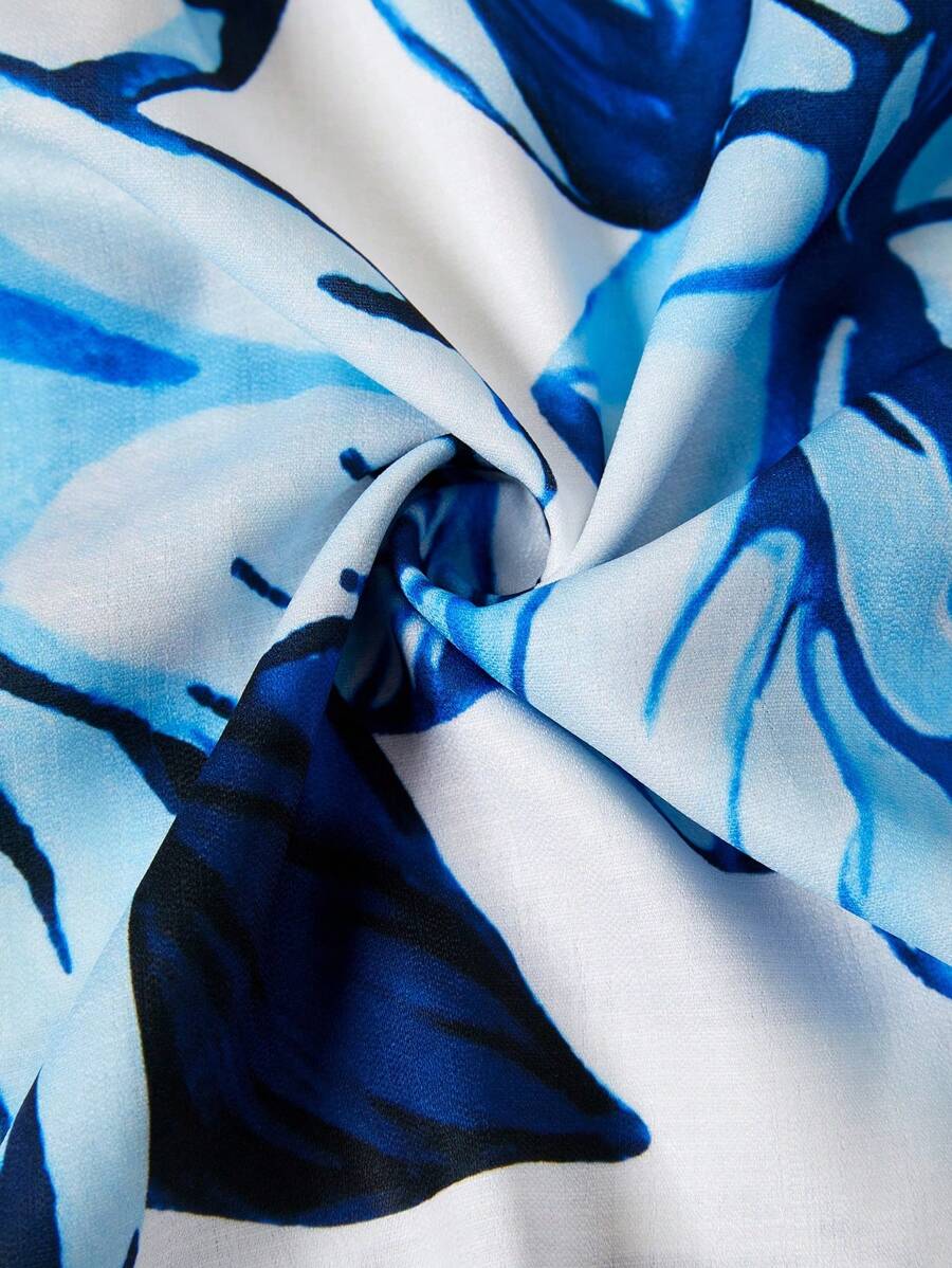 Vestido Clara Boho Midi Decote V Retrô