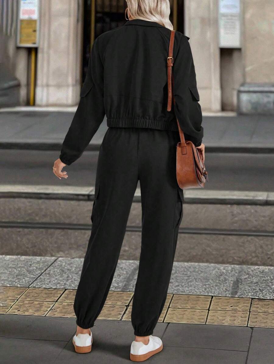 Conjunto Serena Manga Longa e Calça Solta