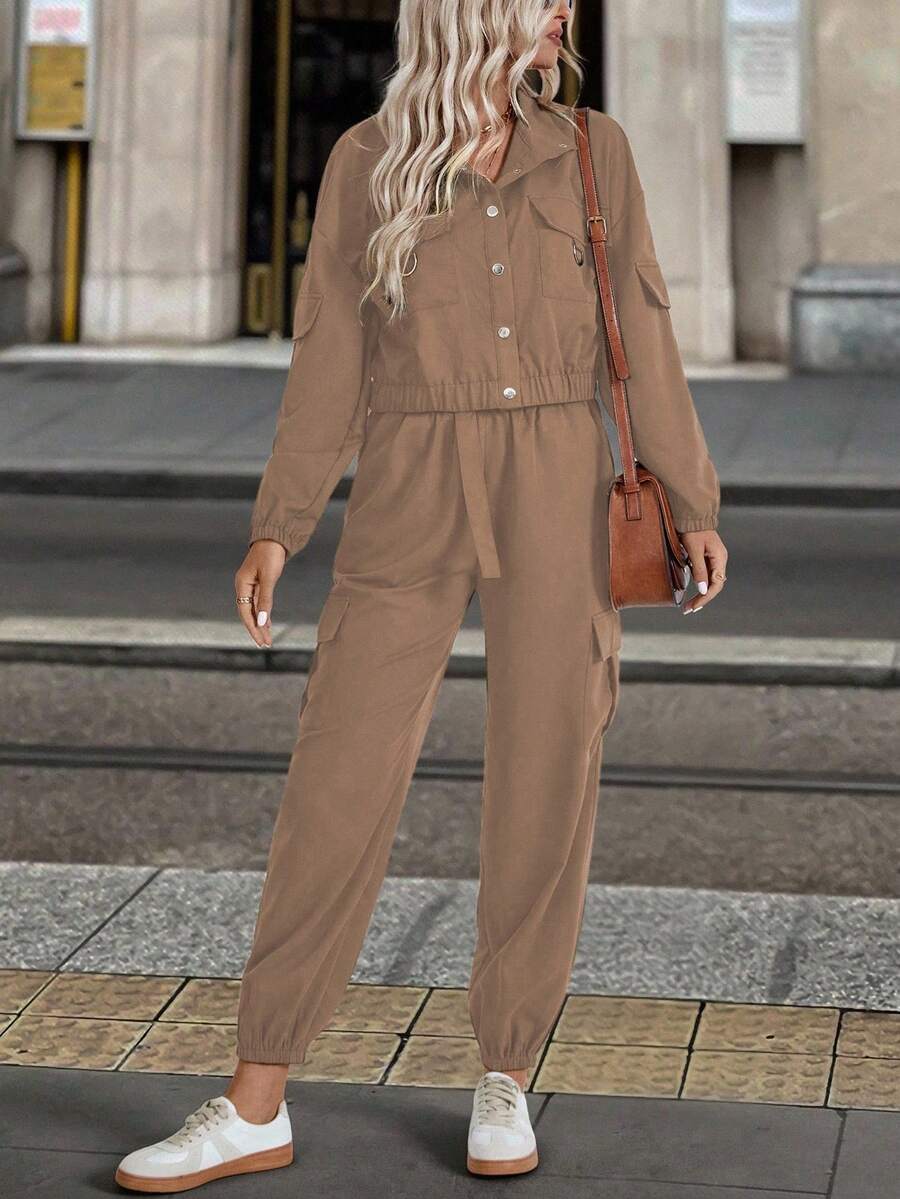 Conjunto Serena Manga Longa e Calça Solta