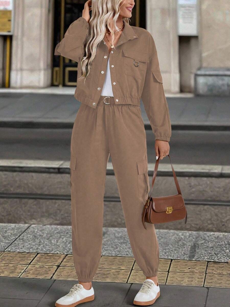 Conjunto Serena Manga Longa e Calça Solta