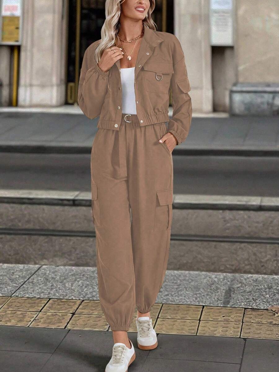 Conjunto Serena Manga Longa e Calça Solta